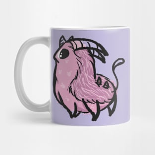 Majestic Goat Doodle Monster Mug